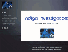 Tablet Screenshot of indigo-investigations.com